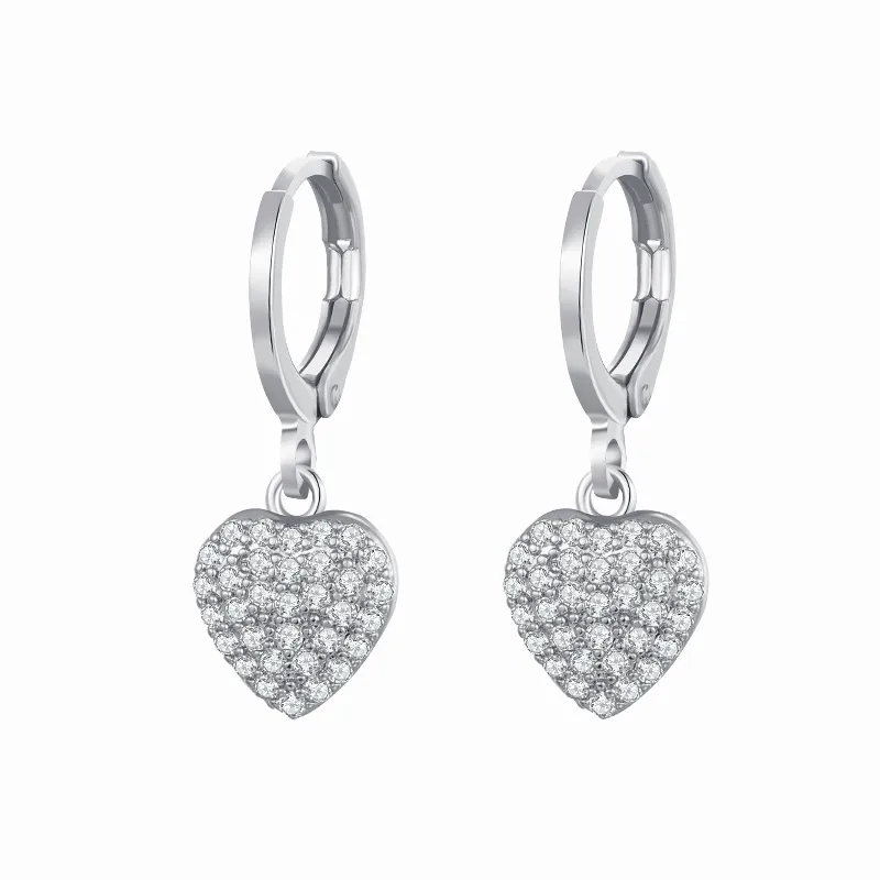 BOUCLE D'OREILLE " COEUR COUTURE " 