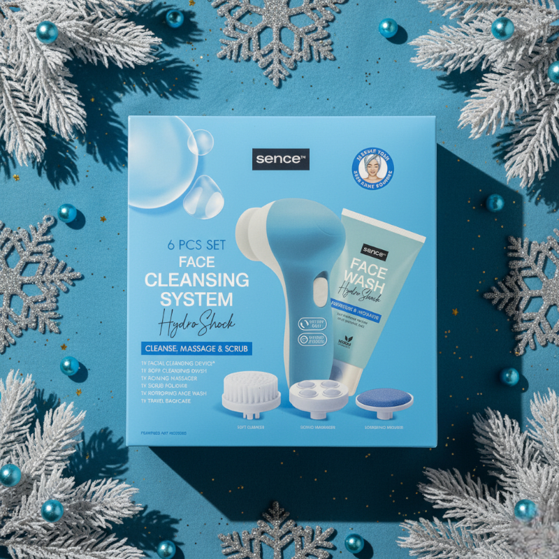 COFFRET "APPAREILE DE NETTOYAGE DU VISAGE HYDRO SHOCK"