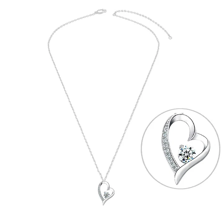 COLLIER " COEUR ULTIME " ARGENT 925