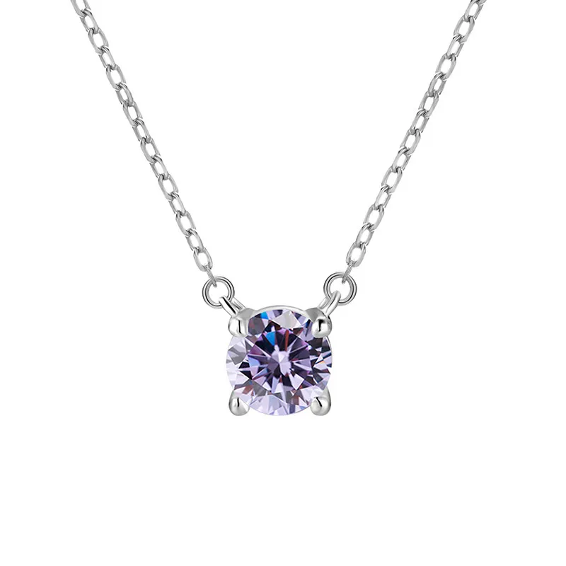 COLLIER PIERRE DE NAISSANCE "JUIN " ARGENT 925