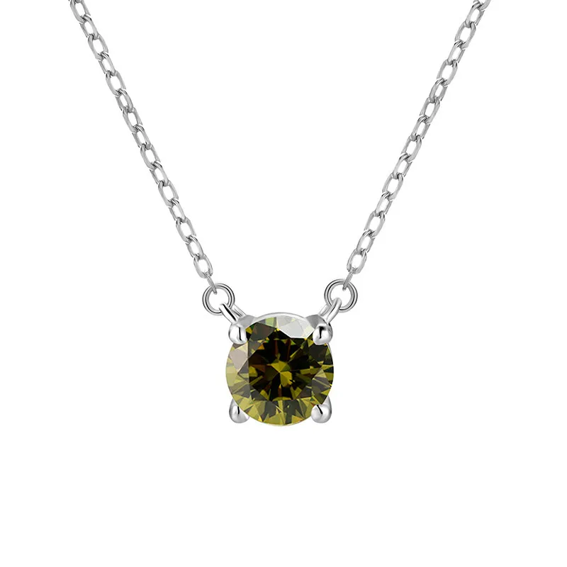 COLLIER PIERRE DE NAISSANCE " AOUT " ARGENT 925