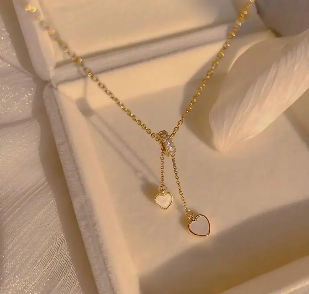 COLLIER "DOUBLE PROMESSE""