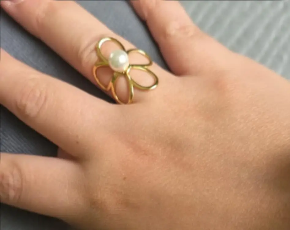 BAGUE "AURA PERLEE"