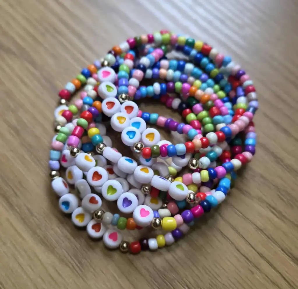 BRACELET "PETIT COEUR ARC EN CIEL" 